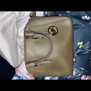 Olive Green Michael Kors Cross body bag